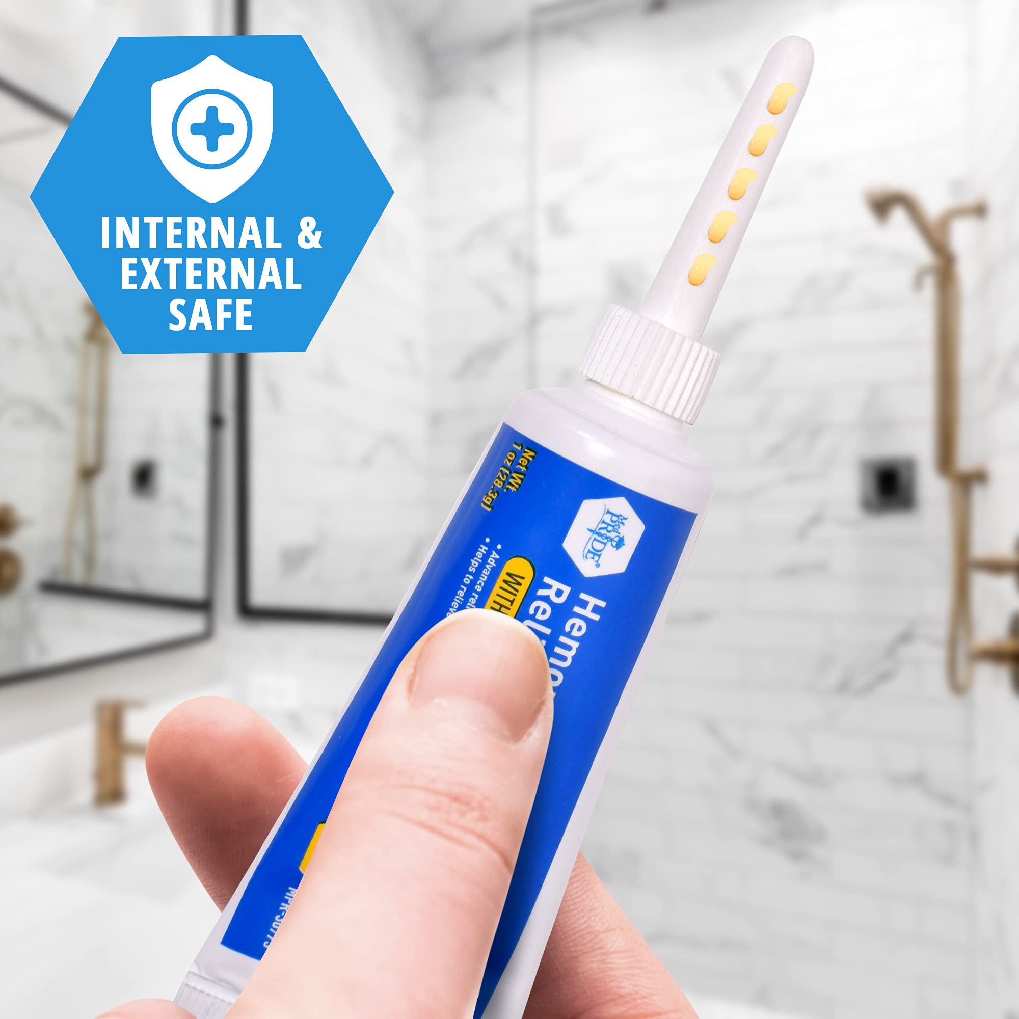 Medpride Maximum Strength Hemorrhoid Cream With Applicator - Paraben-Free Hemorrhoid Treatment For Internal & External Use- Effective Hemorrhoid Relief For Fissures, Itching, Swelling & Bleeding