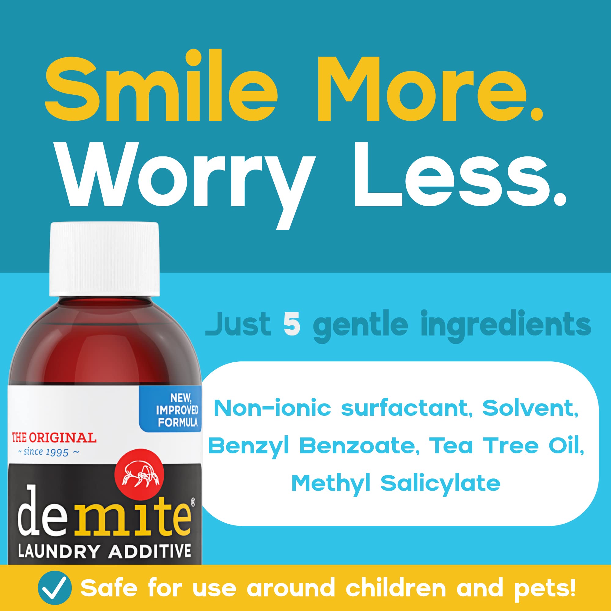 DeMite Laundry Additive Dust Mite Waste Remover For Allergy Relief