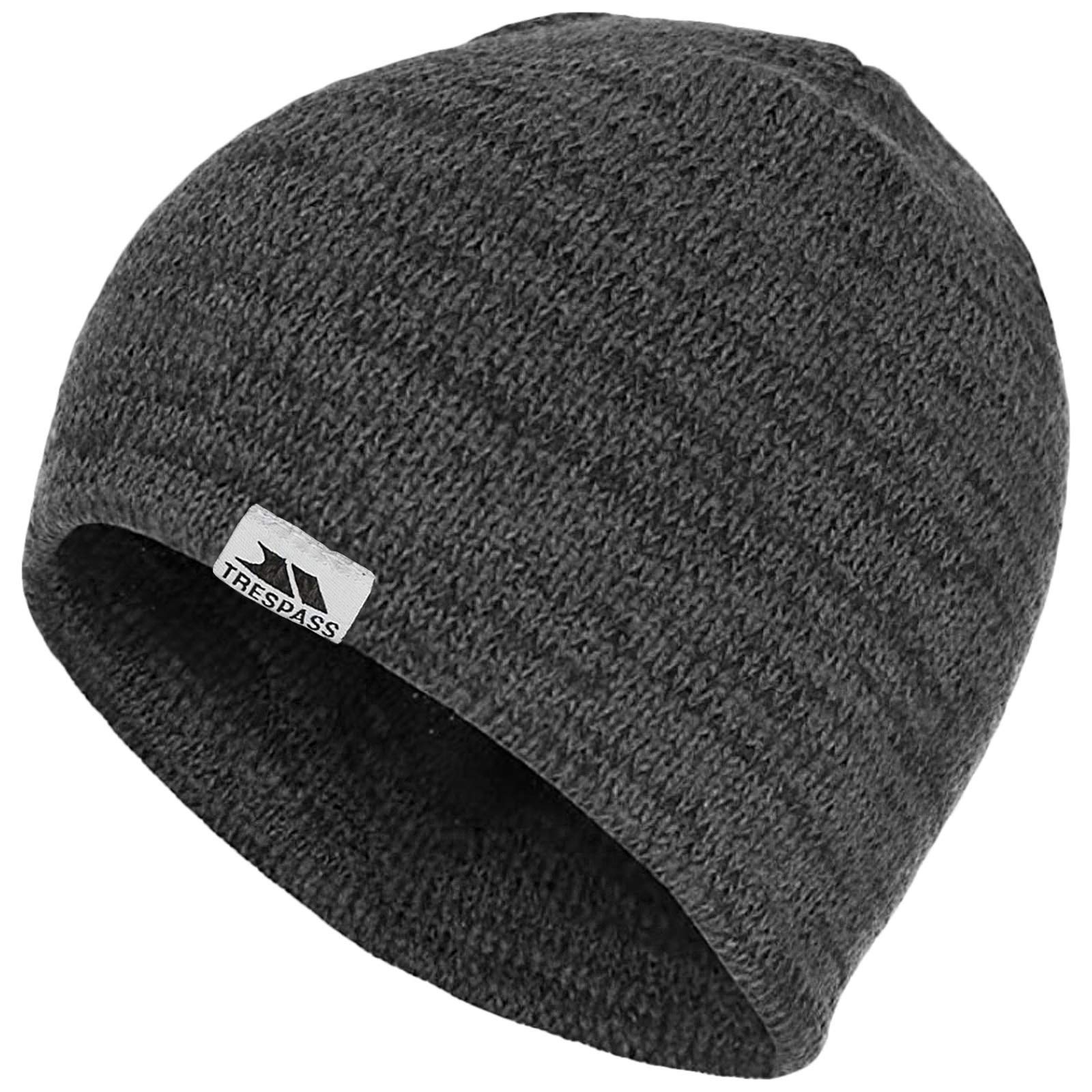 Trespass Unisex Adults Aneth Skull Beanie Hat - Flint Grey