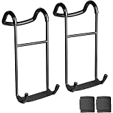 Heavy-Duty Dumbbell Spotter Hooks, 250 lbs Load Capacity Hooks, 2 Pack | Upgraded Mad Spotter Pro 2.0 Dumbbell Hooks for Bench Press, Chest &amp; Shoulder Workouts, Comes with 2 Wrist Support Bands