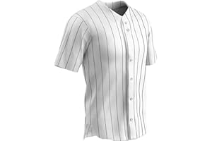 Champro Unisex-Adult Ace Button Front Baseball JerseyAce Polyester Button Front Baseball Jersey