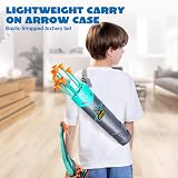 JOYIN Bow and Arrow Archery Toy Set LED Lights Black Green view 4