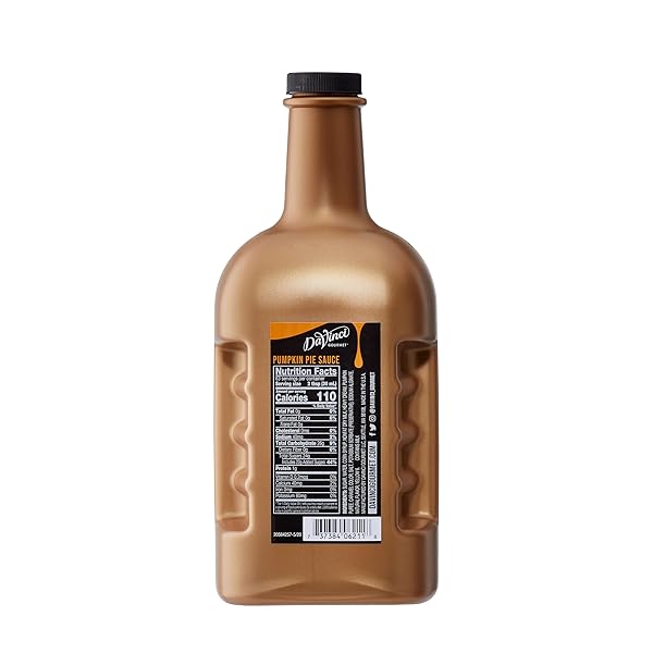 DAVINCI GOURMET PUMPKIN PIE SAUCE, 64 FLUID OUNCES (PACK OF 1)