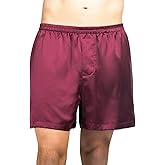 Fishers Finery Men's Luxury 100% Pure Mulberry Silk Boxers - Improved Waistband