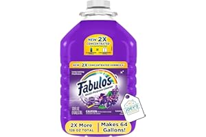 JOEY'Z 2X Double Concentrated Fabulos All Purpose Cleaner - Fabulos Floor Cleaner - Purple Lavender Scent Multipurpose Cleaner, 1 Gallon - Makes 64 Gallons (128oz) - Bundled With Joey’Z Decal