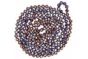 Sofia Janes Hand Knotted Faceted Beaded Necklace-Long Boho Crystal Wrap, Strand or Statement Necklace for Women 60” inch