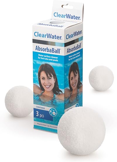 Clearwater Absorbaball 3 Pack Absorbent Pool and Hot Tub Skim Balls