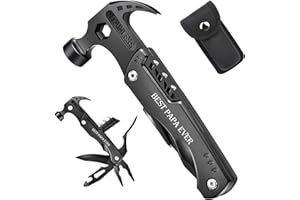 VEITORLD All in One Tools Hammer Multitool, Father's Day, Grandpa Gifts for Dad Papa, Unique Birthday Gift Ideas for Grandfather Men Him from Grandchildren Kids, Cool Camping Accessories Gadgets