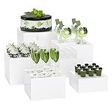 LUOBAO Acrylic Display Risers, 5-Sided Acrylic