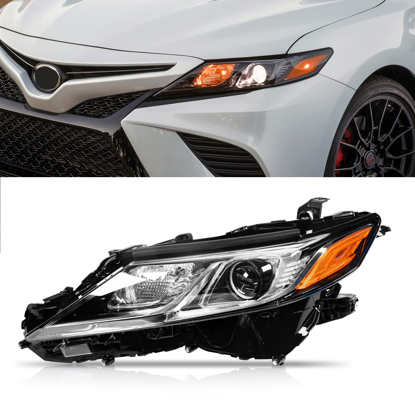 For 2018-2023 Toyota Camry L LE SE LED Projector Right