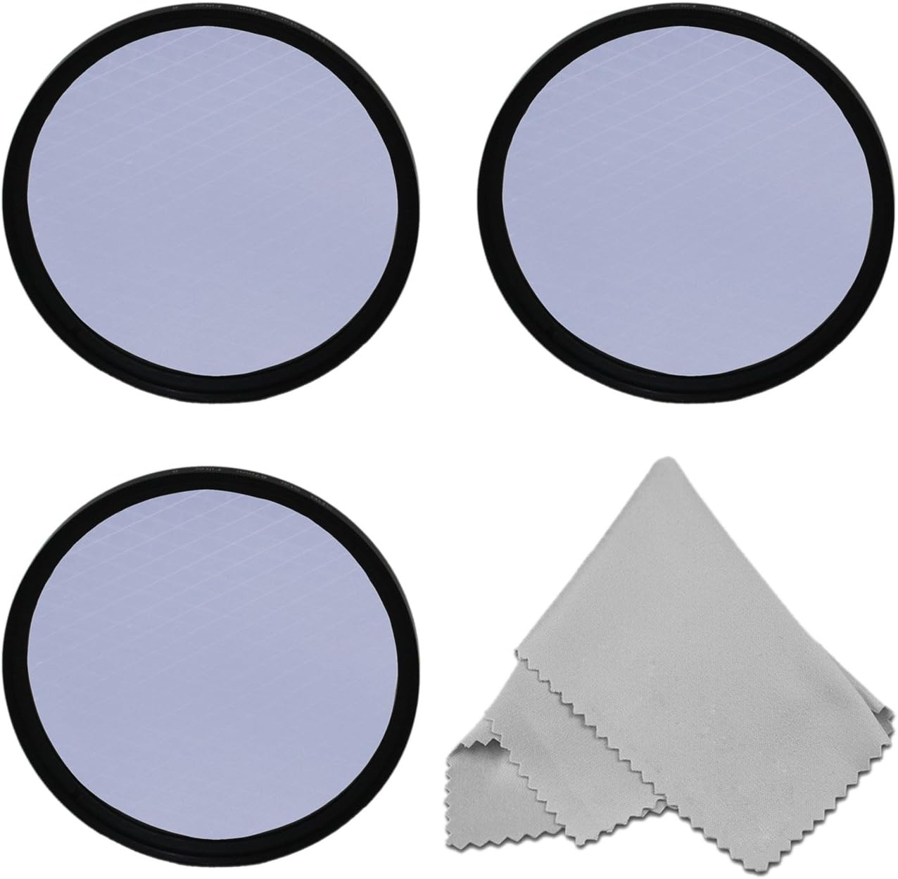 82mm Fantasy Optical 4-Point, 6-Point, 8-Point Star Cross Filter Twinkle Effect + Micro Fiber Cleaning Cloth for Canon EOS 1Ds Mark II 5D Mark II with TS-E 24mm f/3.5L II, EF 24-70mm f/2.8L II USM, EF 16-35mm f/2.8L II USM Camera Lens
