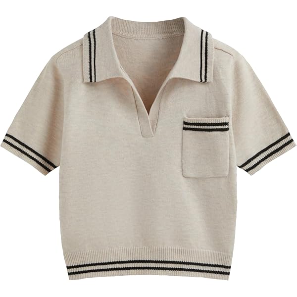 新品◆Square Button Collar Design Knit Tops Heart-Shape Buttons Square Neck Knit Top in White - Boho Chic