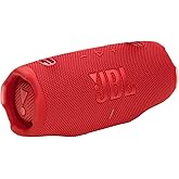 JBL Charge 6 - Portable Waterproof & Drop-Proof Bluetooth Speaker, Bold JBL Pro Sound with AI Boost, 28Hrs of Playtime, Built-in powerbank & Comes with a Sturdy/Removable Carrying Strap (Red)