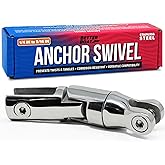 Better Boat Anchor Swivel, Stainless Steel Shackle Chain Swivel, Fits Multiple Chains
