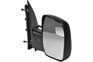 Dependable Direct Passenger Side Textured Side View Mirror for 2010-2014 Ford E-150 E-250 E-350 E-450 Super Duty - Parts Link #: FO1321396