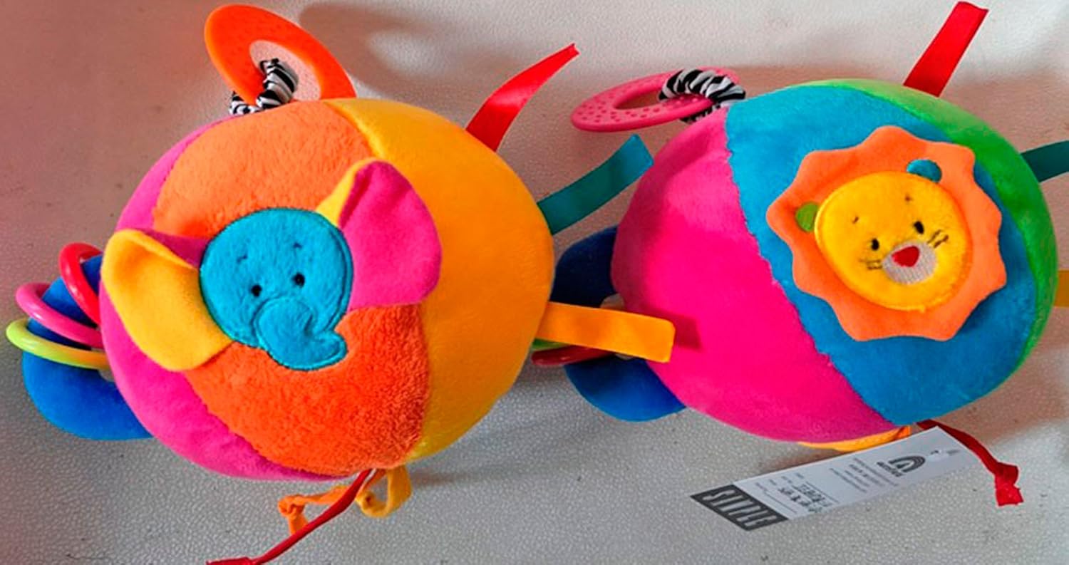 Bebelitos Pelota Sonajero Blandita: Amazon.es: Juguetes y juegos