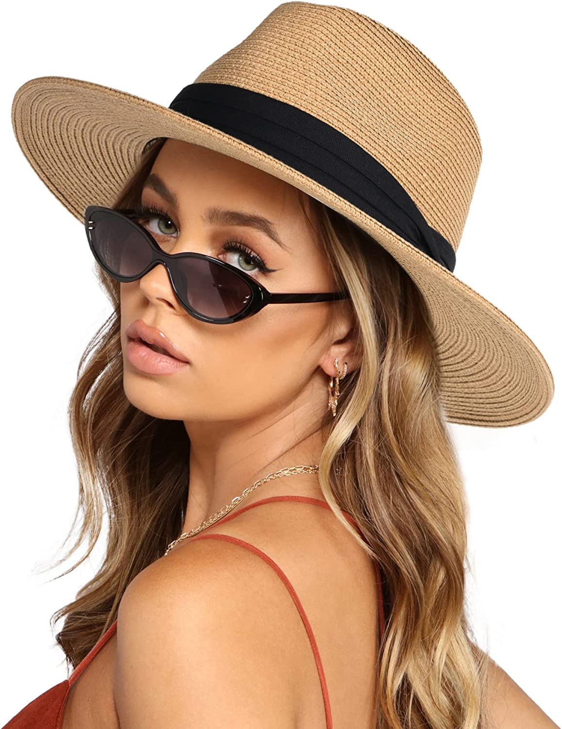 FURTALK Straw Panama Hat