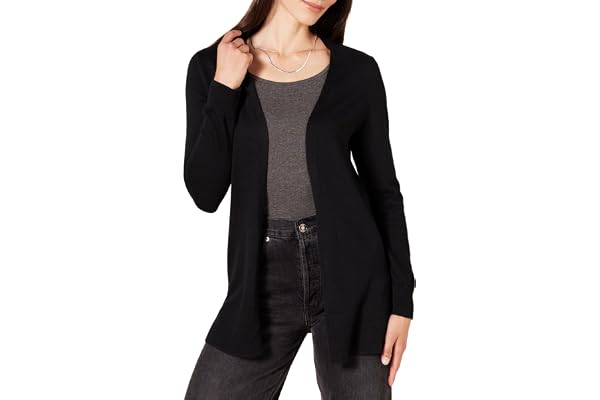 Amazon Essentials Women's Lightweight Open-Front Cardigan Sweater (Available in Plus Size)