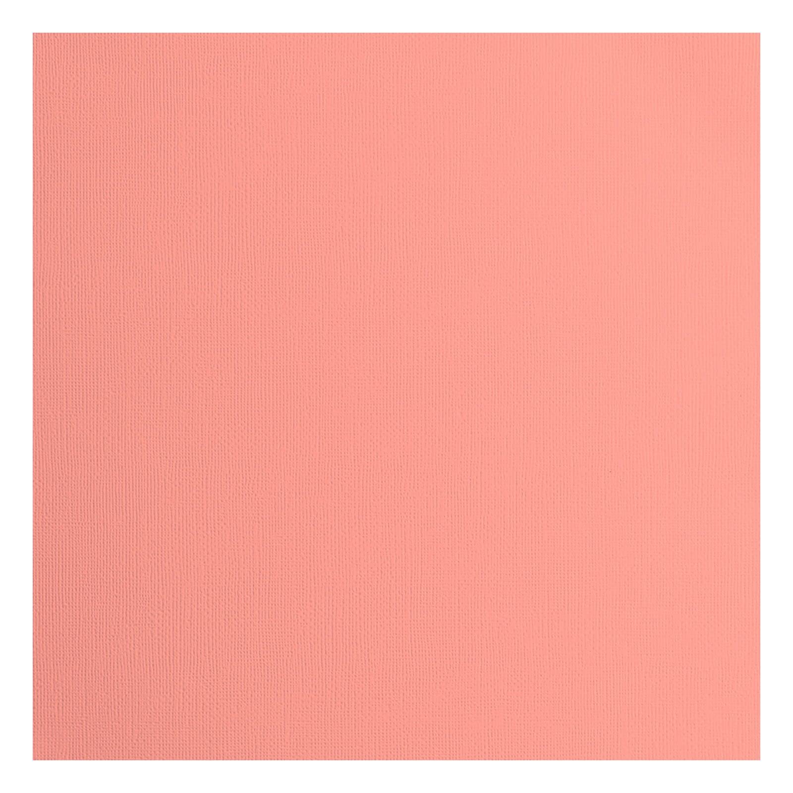 Florence Cardstock Textured - Coloured Card Making Supplies 12 x 12 inch - Pink - 20 Sheets - Coloured Paper for Scrapbooking, Card Making, Die Cutting and Paper Crafts - 216 GSM - Dahlia