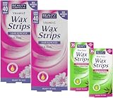 Beauty Formulas Wax Strips Aloe Vera & Vitamin E – 152 Strips Hair Remover