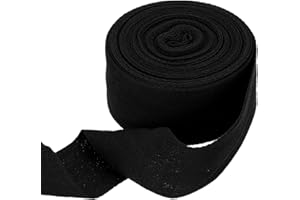 HARFINGTON Cotton Twill Tape Ribbon 2 Inch 11 Yard Herringbone Webbing Tape Roll Bias Binding Tape for DIY Crafts Sewing Gift