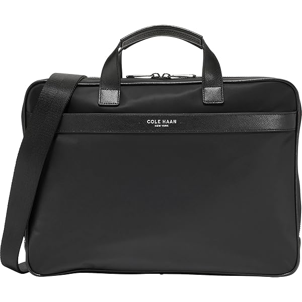 Amazon.com: Cole Haan Men's Triboro Briefcase, Black : Clothing
