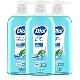 Dial Body Wash, Refresh & Renew Spring Water, 23 Fl Oz (Pack of 3), Hydraclean Complex & Vitamin E, Gentle, Leaves Skin Feeling Nourished, Dermatologist-Tested, No Parabens & Sulfates