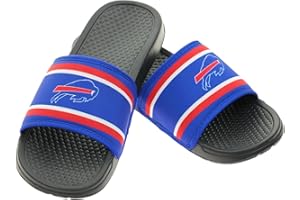 FOCO NFL Team Printed Slide Sandals – Officially Licensed Football Fan Footwear for Comfort & Style