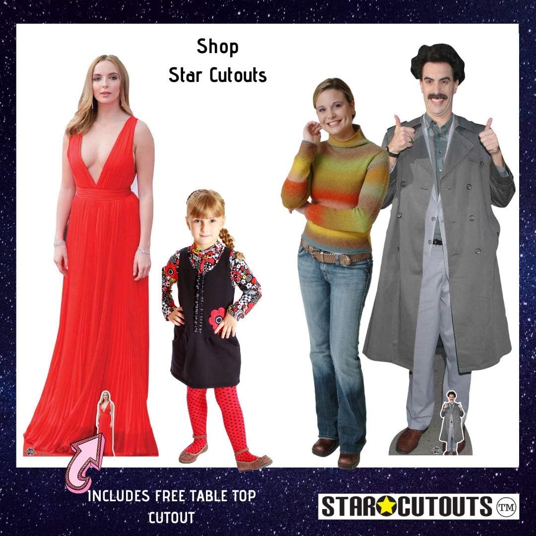 Star Cutouts Ltd CS838 Jodie Comer Lifesize Cardboard Cutout with Free Mini Standee Perfect for Birthdays Gifts - Image 5