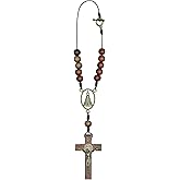 Intercession Car Rearview Mirror Rosary (Aparecida)