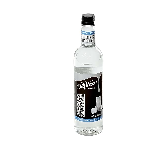 DAVINCI GOURMET SUGAR-FREE SWEETENER SYRUP, 25.4 FLUID OUNCES (PACK OF 1)
