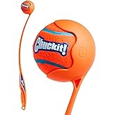Chuckit! Sport 26L Dog Ball Launcher, 26in, Includes Large 3in Ball | Manual Thrower Features a Slim Ergonomic Handle for Fetch Play with Large Dogs Weighing 60-100 Pounds Outdoors