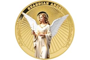 Guardian Angel Coins Religious Pocket Protection Token Good Luck Medallion