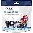 Aqueon PURE Betta Beads, Water Care for Unfiltered Aquariums, Maintains Clear Water and Helps Breakdown Organic Sludge, Black & White