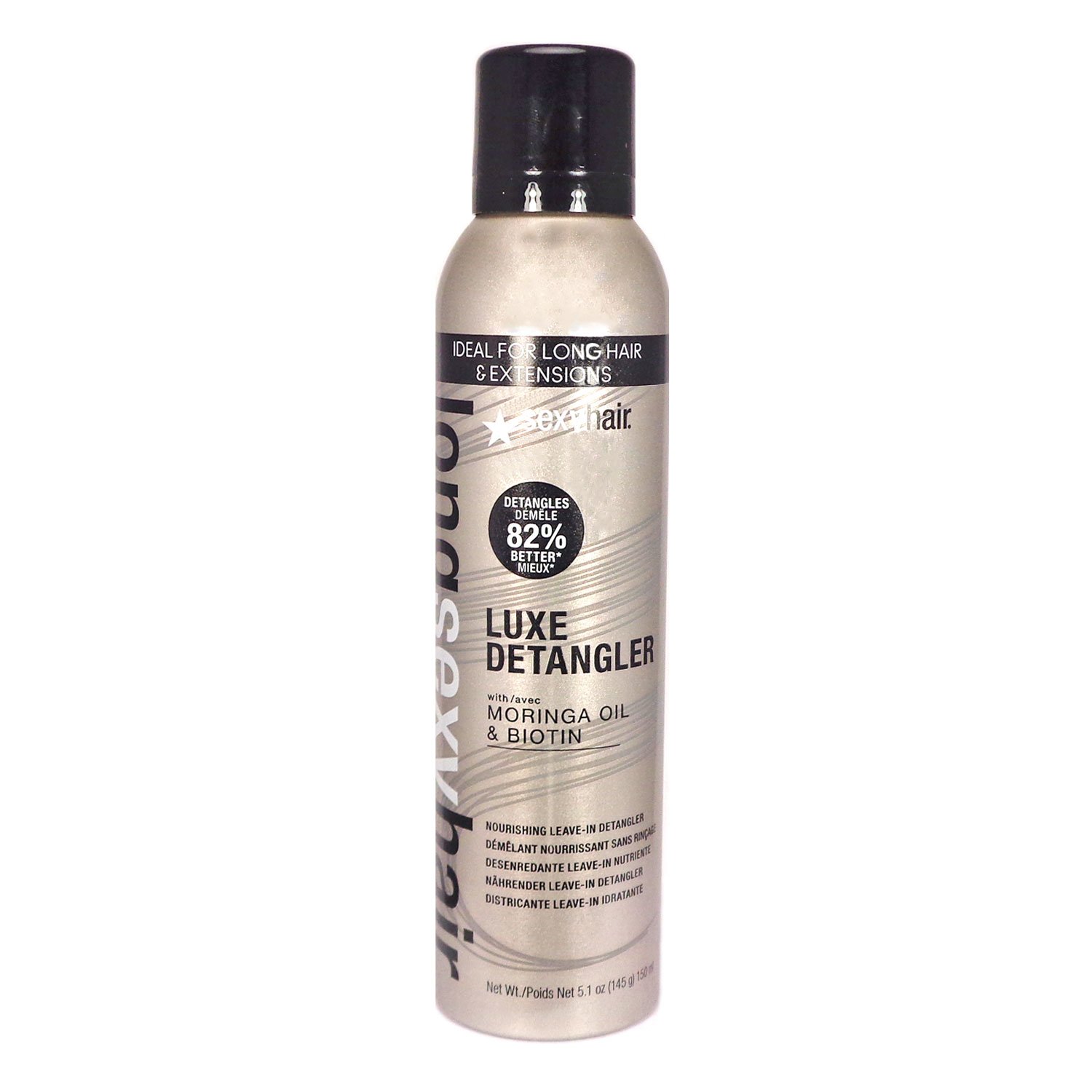 Sexy Hair Long Luxe Nourishing Leave-In Detangler Spray, 150 ml