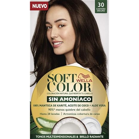 Tinte Para Cabello Color Castano Castaño Claro