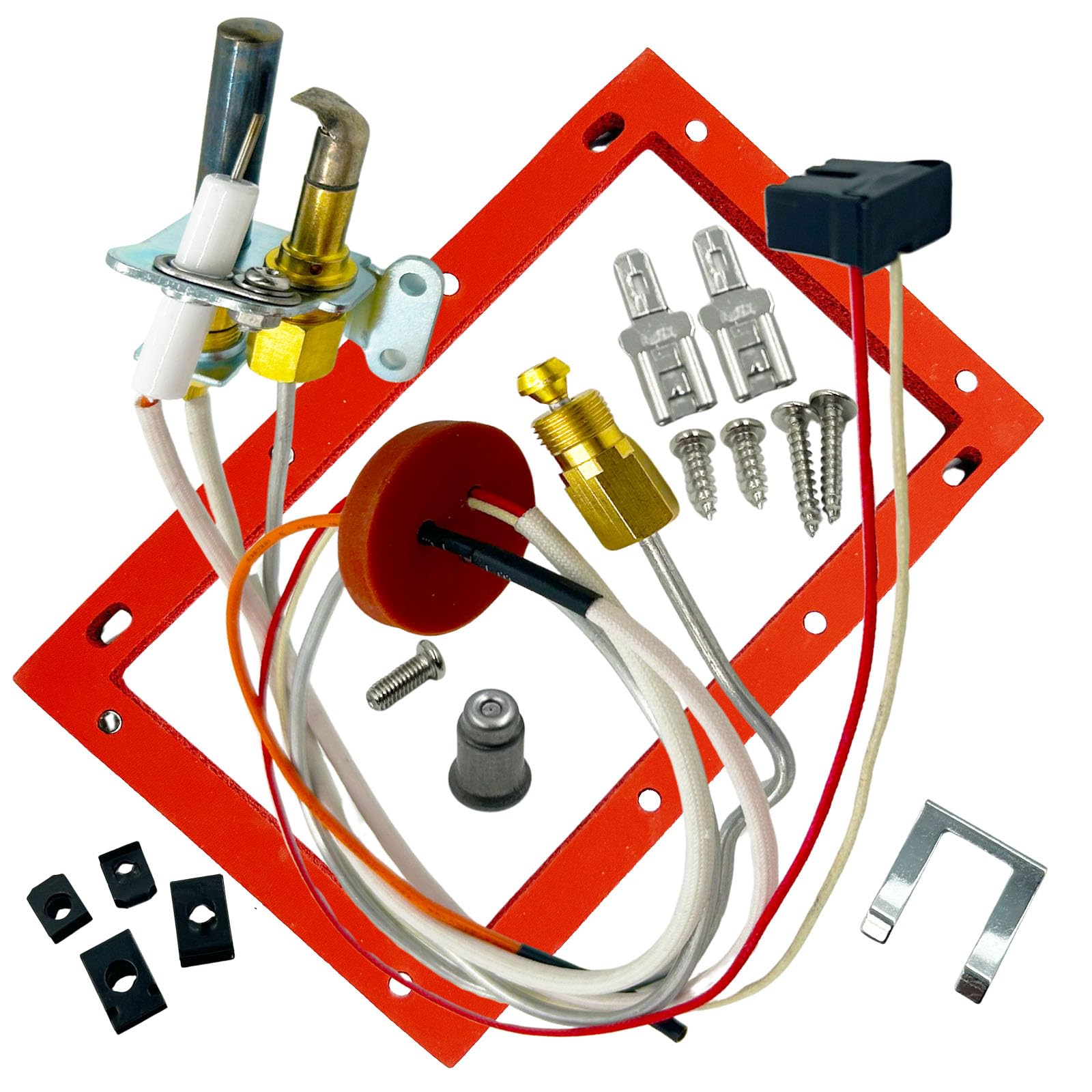 Photo 1 of MENSI Pilot Burner Assembly Replacement Replace for Kit SP20824,SP20754,SP21058,SP21059,SP20800 Compatible for Rheem, Ruud and Richmond Water Heaters, NG with LP Orifice