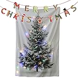 FOKICOS Tapestry Wall Hanging Christmas Tree Wall Art Blanket for Bedroom Living Room Dorm Home Wall Decor (Christmas2)