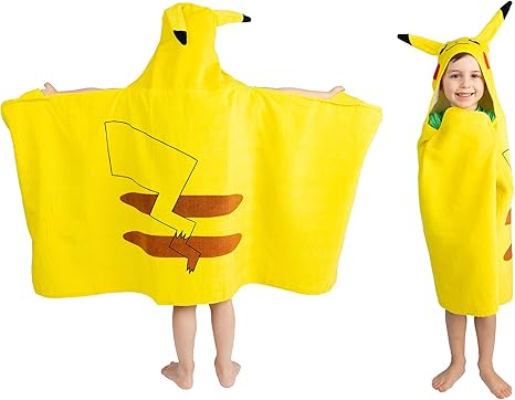 pikachu hooded towel