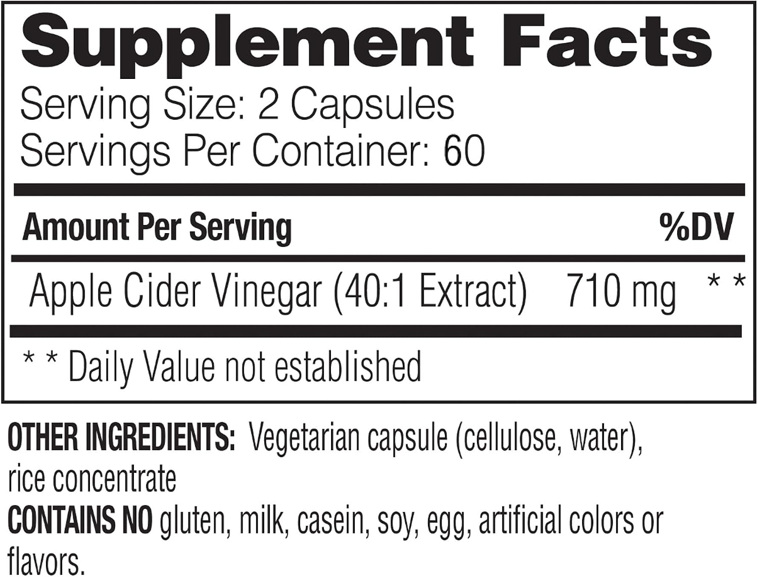 Enzymedica, Apple Cider Vinegar, Digestive Support Enzymes Supplement, 120 Capsules, Vegan, Gluten-Free, Soy-Free, Non-GMO - Image 3