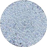 1000 Pcs 6mm Acrylic Round Beads AB Colors Round Spacer Beads for Earring Bracelet Necklace Key Chains Jewelry DIY Craft Making(Clear AB)