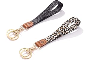 Doooze Wristlet Keychain, Wrist Lanyard Key Chain, Car Keychain Hand Strap, Cell Phone lanyards Key Chain Holder