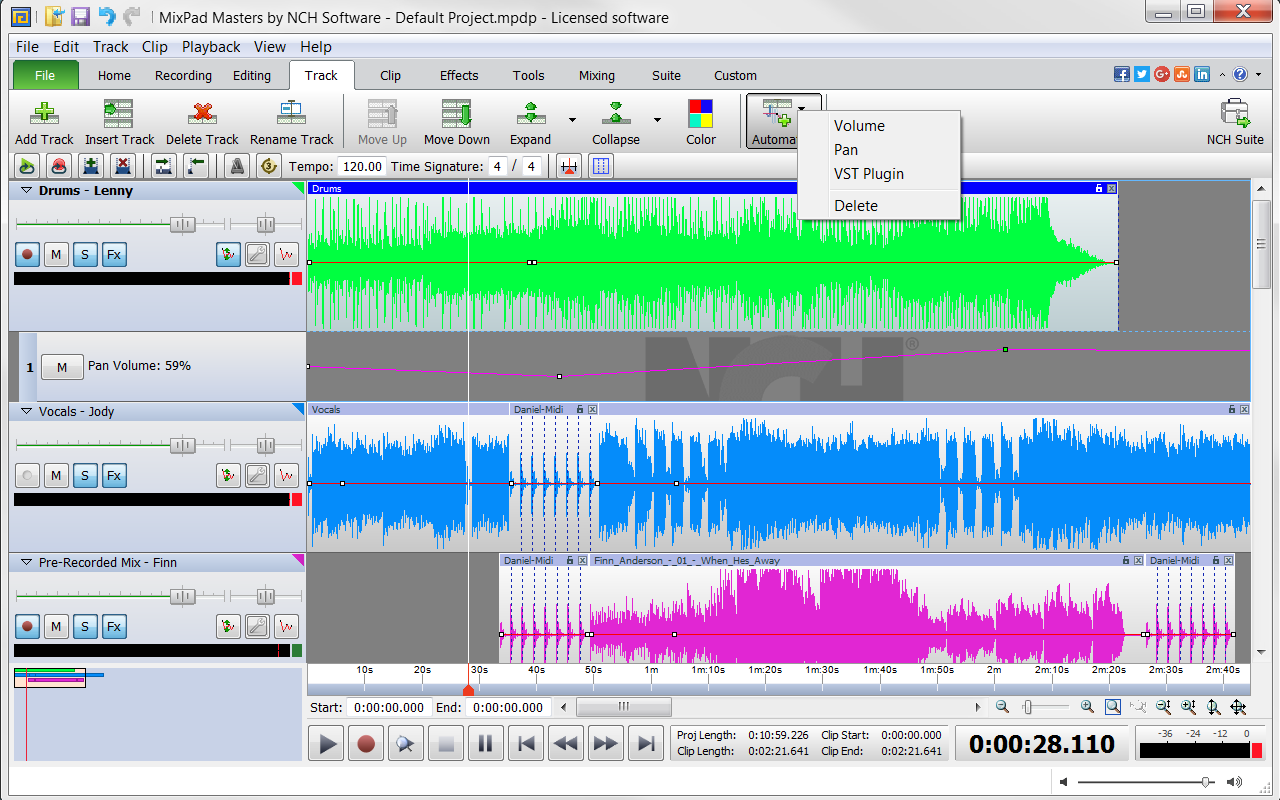 MixPad Multitrack Recording Software for Sound Mixing and Music Production [Download] Pricepulse