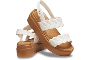 Crocs womens Brooklyn Woven Low Wedge