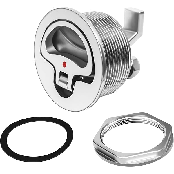 Pvrud Stainless Steel 316 Marine Cam Latch – Flush Mount Hatch Lock For Boats, Yachts & RVs