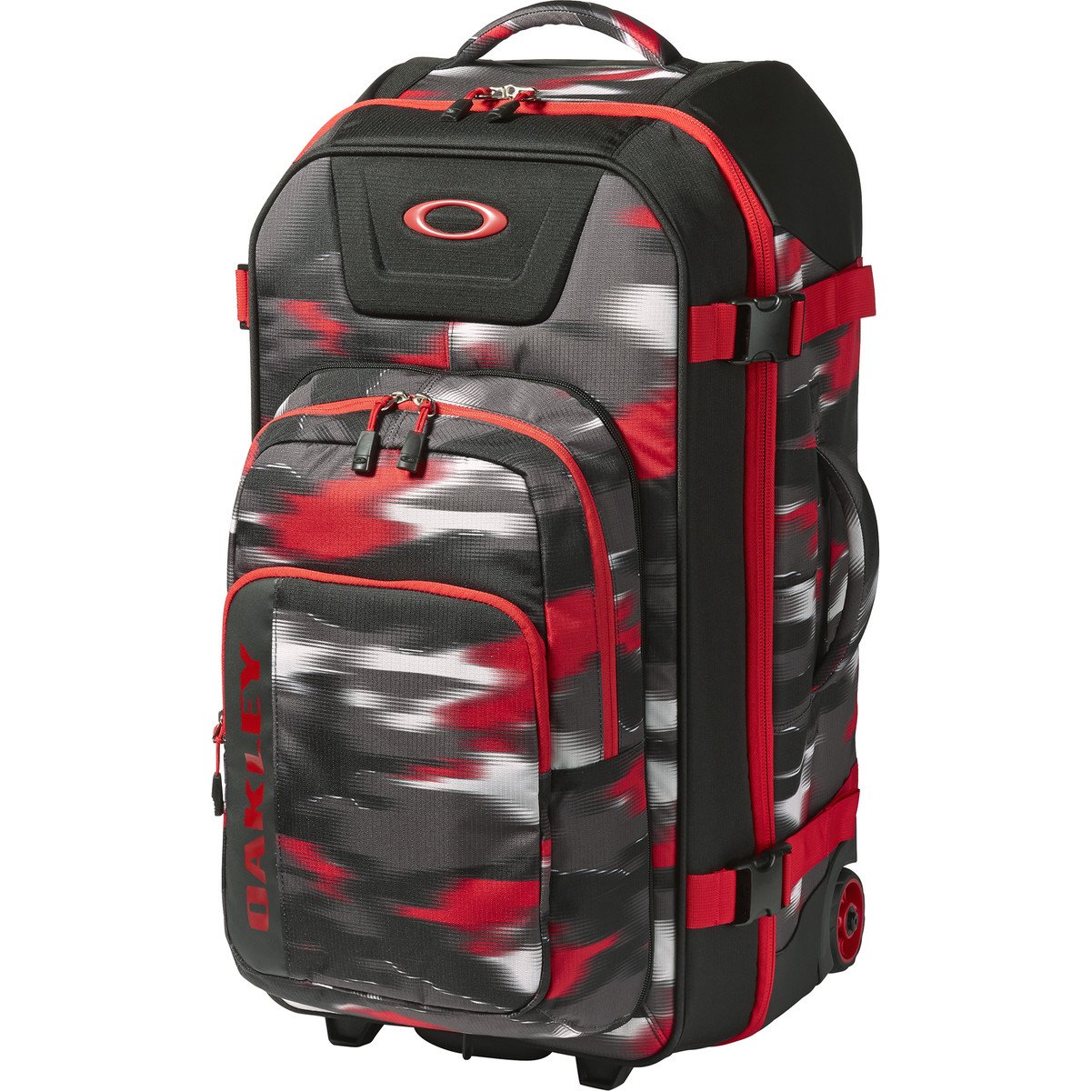 Oakley Works Combo 75L Luggage Roller + Detachable Backpack 92658 Red