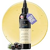 HAIRMETTO Saw Palmetto Pumpkin Seed Oil for Hair Growth - 10X Potency Targeted Scalp Treatment with Rosemary Hair Oil, Castor