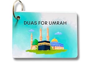 ALBIDAYA ISLAMIC STORE Umrah Dua Cards, Step by Step Guide Umrah Duas, Umrah Gift, Umrah Prayers and Supplications, Umrah Flash Cards