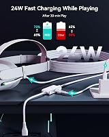INIU 16ft VR Link Cable with Charging USB 3.0 Meta Quest 3/2 Pro view 4