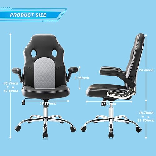 Gaming Chair Ergonomic Office Chair PU Leather Computer Chair High